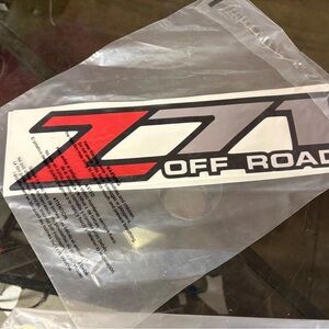 Off Road Z71 Vinyl Sticker Decal - Red, Gray, White